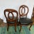 1990s 1990s Traditional Italian Wood and Leather Seat Side Chairs - a Pair For Sale - Image 5 of 11