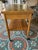 Vintage Scandinavian Mid‑Century Flip‑Top Bar Cart – Solid Oak Serving Trolley on Casters For Sale - Image 16 of 17