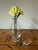 Early 21st Century Handblown Clear Glass Perfume Bottle, Cruet or Vase For Sale - Image 5 of 7