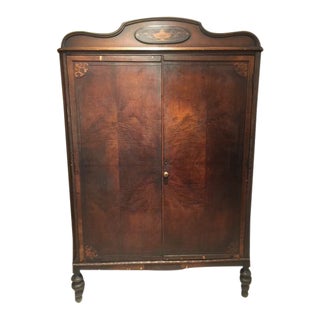 Antique Walnut Armoire For Sale