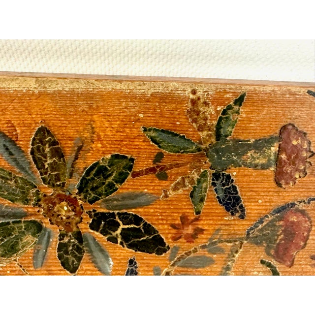 Antique Slovenian Folk Art Beehive Front Board, 19th Century, 1892 For Sale - Image 6 of 8