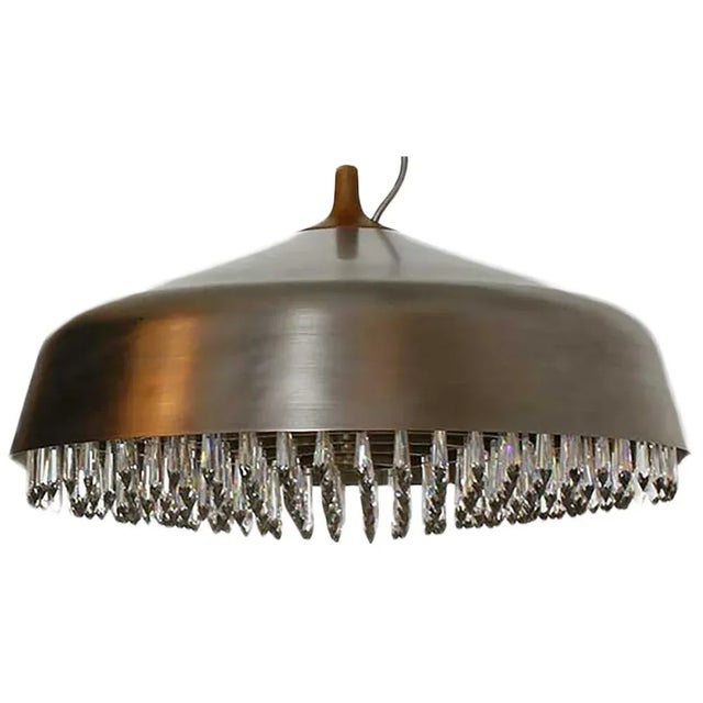 Contemporary Contemporary Crystal Icicle Suspension Light For Sale - Image 3 of 5