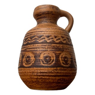 Mid-Century Eastern German GDR Pottery Vase from Strehla Keramik, 1960s For Sale