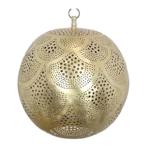 21st Century Tria Copper Engraved Ball Shape Pendant
