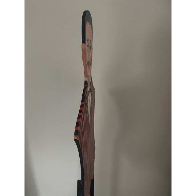 Portraiture Vintage Painted Bloomingdales Clothing Butler For Sale - Image 3 of 7