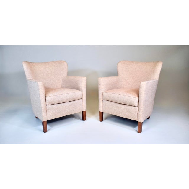 Lee Industries Accent Club Chairs Model 1367-01, Pair For Sale - Image 10 of 12