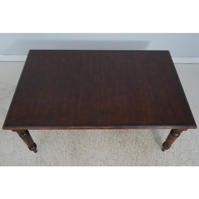 English Ralph Lauren British Classics Style Cherry Dining Table For Sale - Image 3 of 18