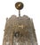 1960's Italian Murano Textured Glass Pendant Light For Sale - Image 4 of 8