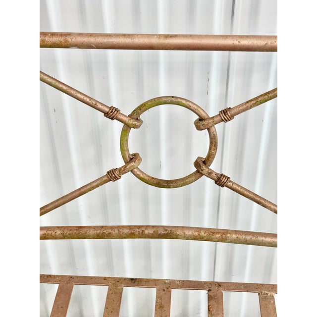 Metal Vintage Mario Papperzini Style Patio Arm Chairs-a Pair For Sale - Image 7 of 12