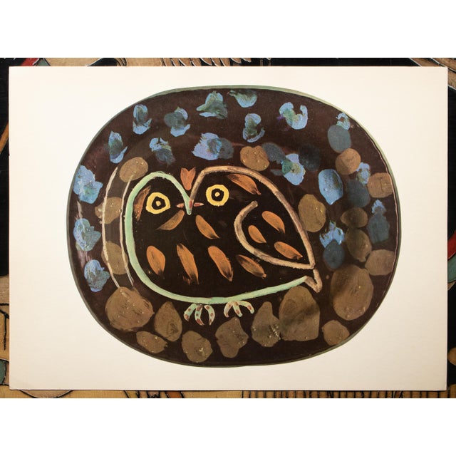 1950 Set of 8 Vintage Prints of Picasso's Ceramic Platters From Switzerland For Sale - Image 16 of 18