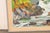 Mid 20th Century Swedish Framed Cascading Waterfall Painting For Sale In Atlanta - Image 6 of 14