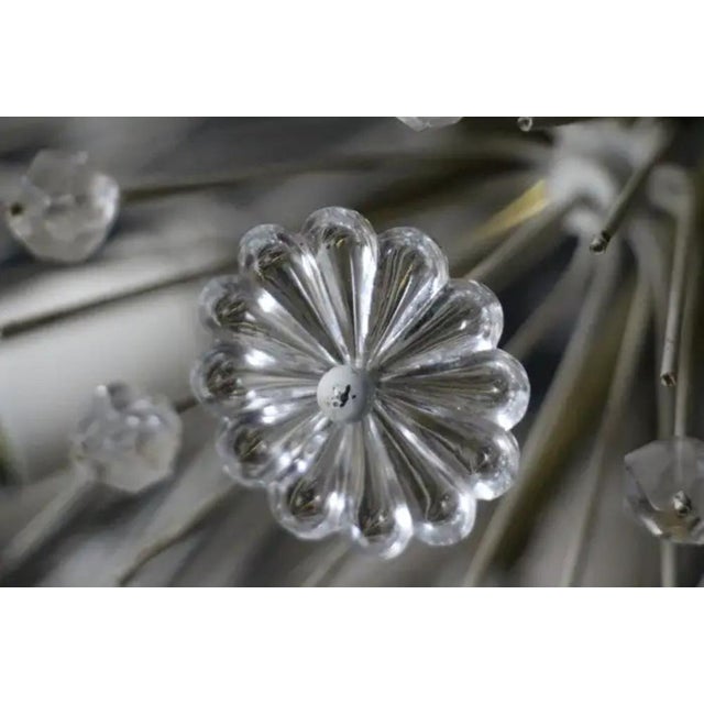 White Snowflake Chandelier by Emil Stejnar for Nikoll, 1950s For Sale - Image 8 of 16