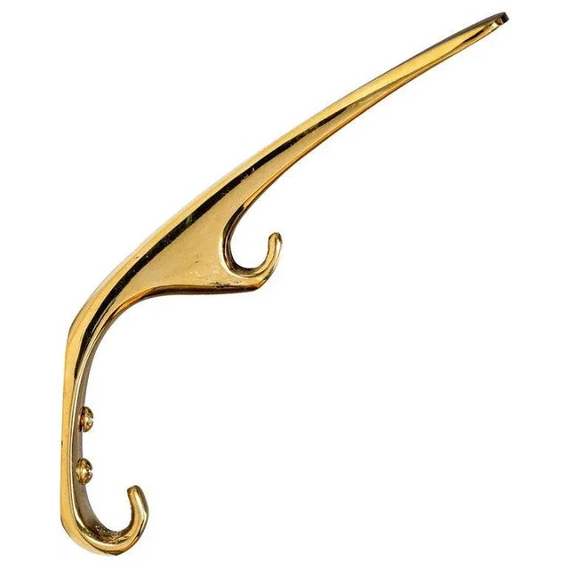 Carl Auböck Model #5439 Brass Hook For Sale - Image 10 of 11
