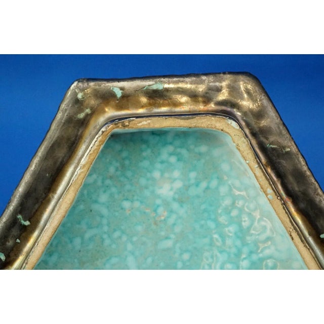 20th Century Art Deco Ceramic Box in Bronze Enamel from the Mga Factory, Albisola, Italy, 1920s For Sale - Image 15 of 18