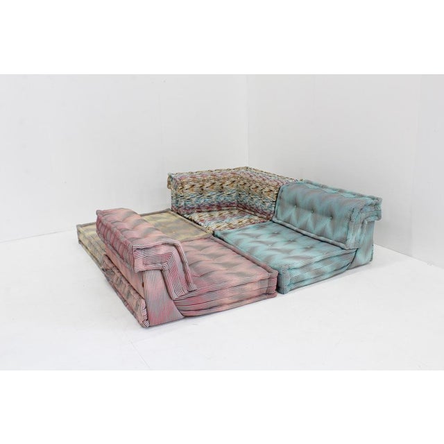 Roche Bobois Mah jong modular sofa in Missoni Home fabric consiting of 7 modular pieces designed in 1971 by Hans Hopfer....