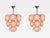 Mid-Century Modern Mid-Century Modern, Bright Pink Murano Glass, Chrome, Pendant Light, 1960s For Sale - Image 3 of 9