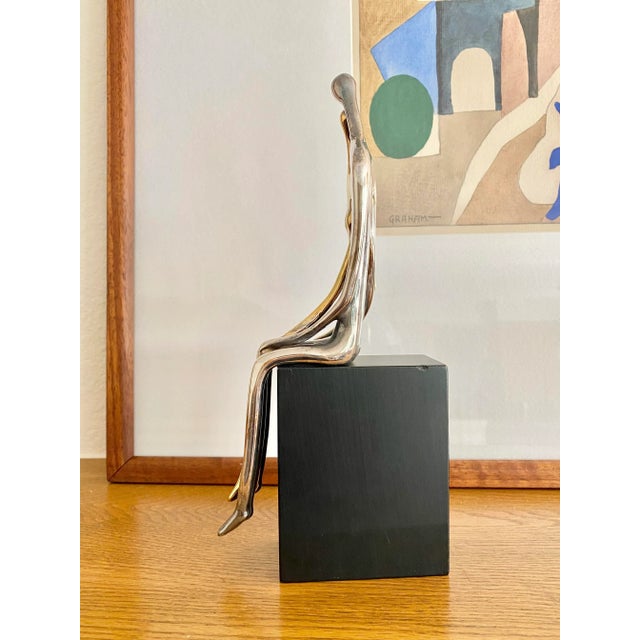 2500 Ruth Bloch Sterling Silver "Lovers" Sculpture For Sale - Image 9 of 12