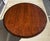 7 Piece 5ft Round Dining Set With Coral Upholstery For Sale - Image 9 of 18