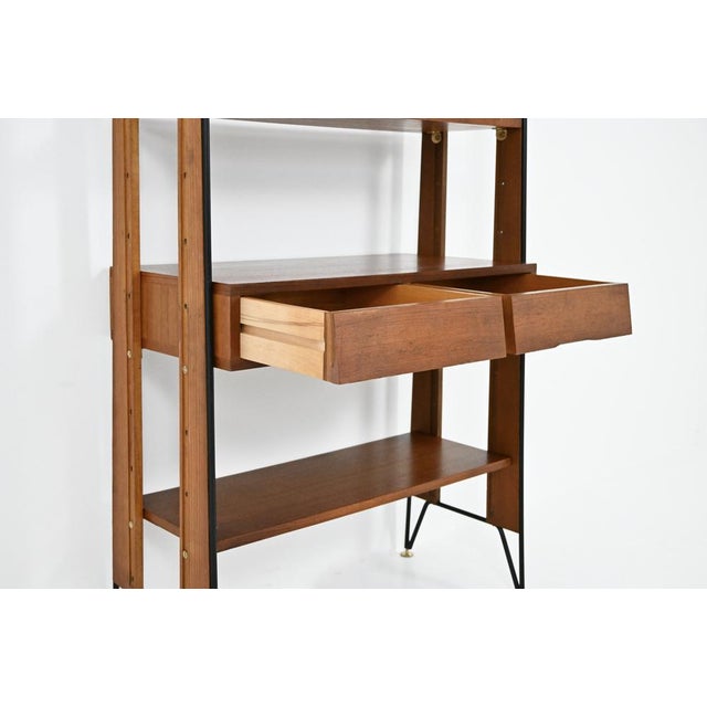 Tan Italian Wall Unit, 1950s For Sale - Image 8 of 13