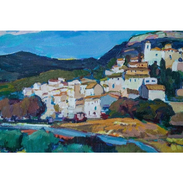 Reguera Canyelles Castle Landscape, Oil on Canvas, Framed For Sale - Image 3 of 8