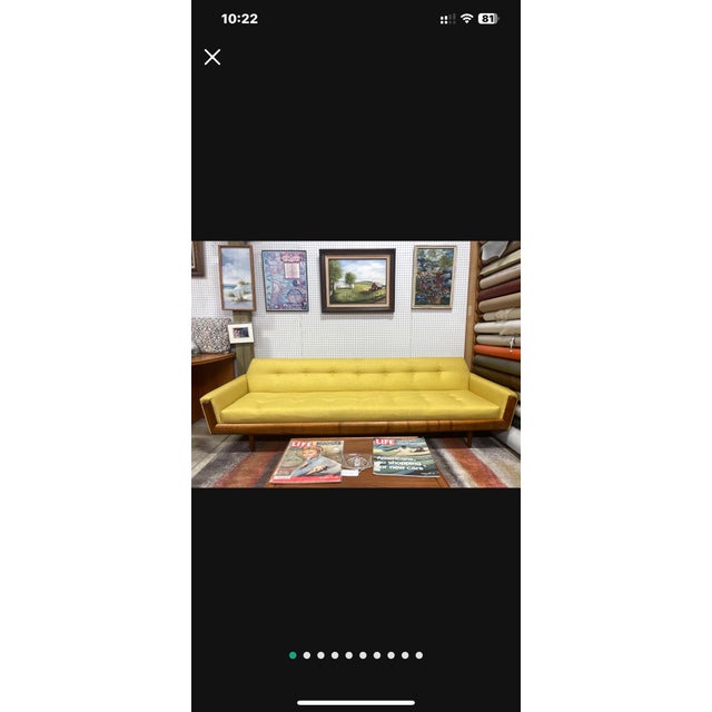 1960s 1960s Mid Century Gondola Sofa For Sale - Image 5 of 5