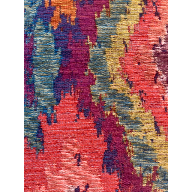 Mid 20th Century Kilim Ottoman For Sale - Image 16 of 17