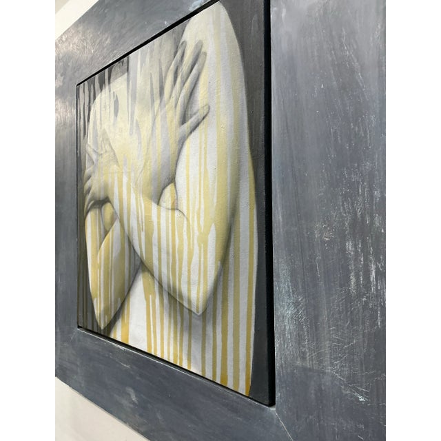 Modern Mixed Media Nude Painting by Jenner . For Sale - Image 3 of 12