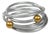 Late 20th Century Aluminum Wrap Bracelet For Sale