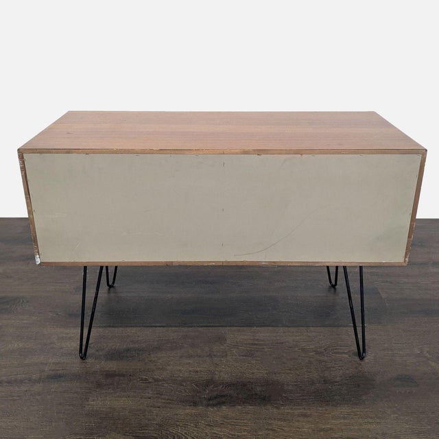 Wood Mid-Century Modern 6-Drawer Dresser With Hairpin Legs For Sale - Image 7 of 11