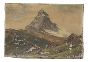 Matterhorn, Early 20th Century, Oil on Canvas