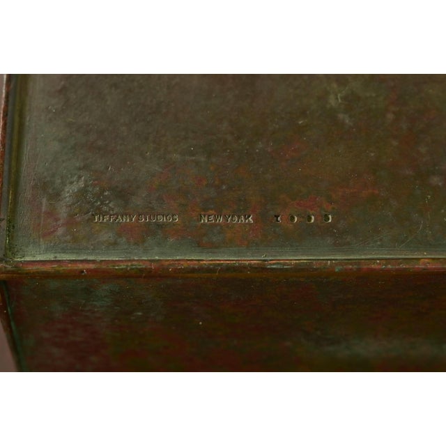 Tiffany Studios New York Zodiac Pattern Bronze Letter Rack For Sale - Image 12 of 14