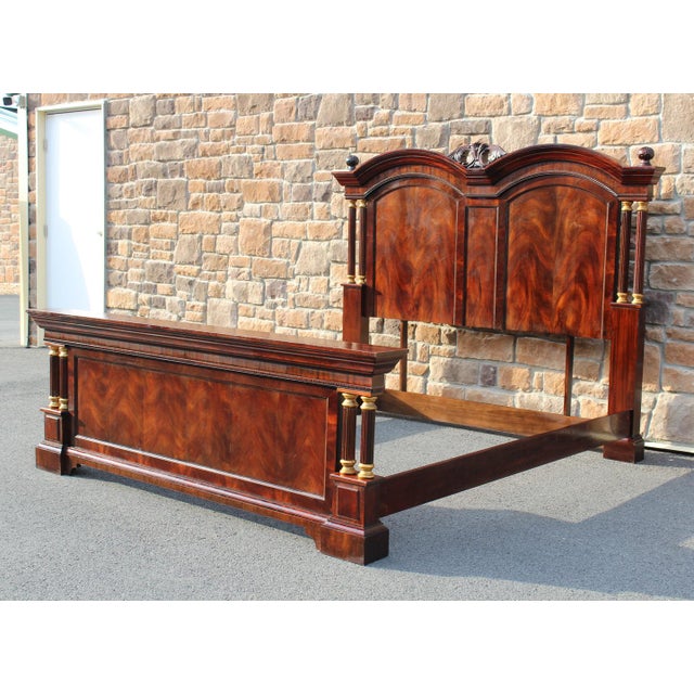 Drexel Heritage Mahogany King-Size Bed From the Nine Elms Collection For Sale - Image 13 of 18