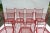 Red Mid Century Woodard Metal Dining Chairs - Set of 8 For Sale - Image 10 of 13