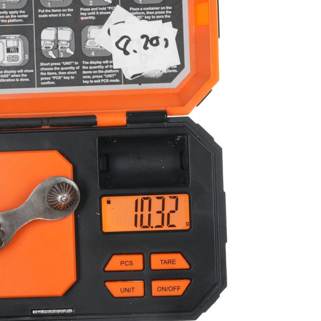 20's-30's Navajo silver pin with turquoise For Sale In Austin - Image 6 of 6