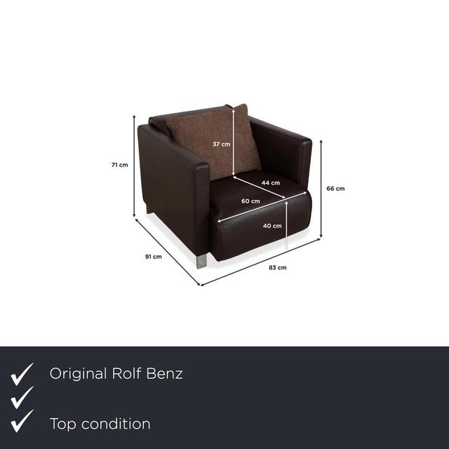 Rolf Benz 6300 Armchair: Your Personal Retreat. This armchair is the epitome of masculine elegance and comfort. It doesn't...