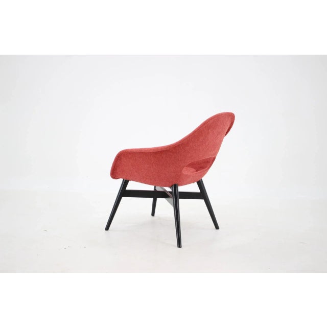 Fibreglass Shell Lounge Chair by Miroslav Navratil, 1960s For Sale - Image 6 of 9