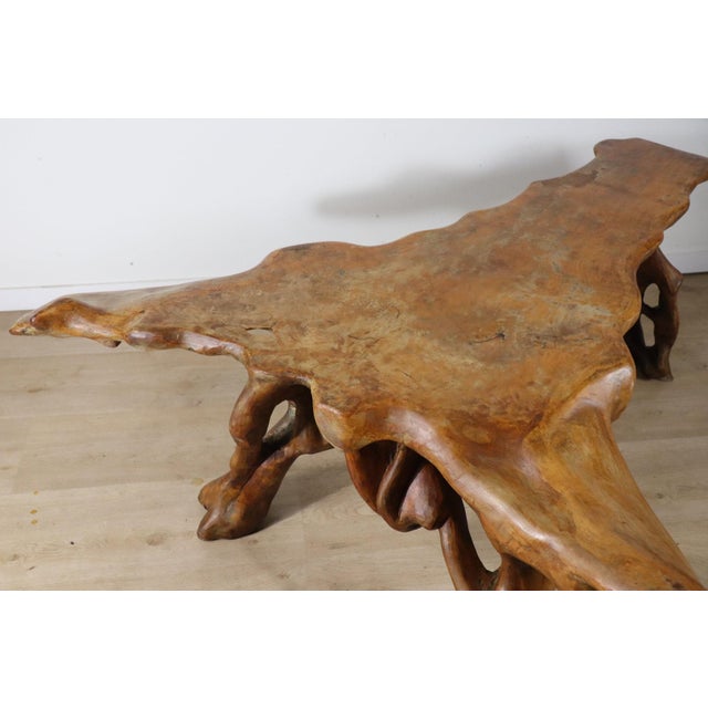 Brutalist Racine Sculptural Coffee Table in Elm, 1960s For Sale - Image 12 of 18