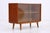 Vintage Walnut Display Cabinet with Glass Sliding Doors For Sale - Image 11 of 13