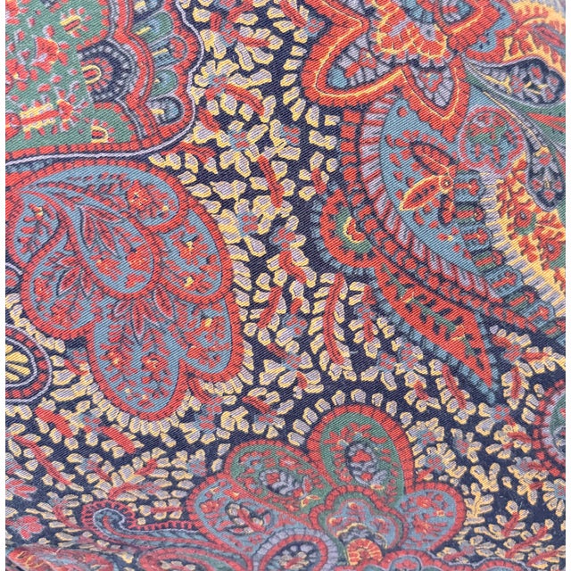 Ralph Lauren Home Vintage Ralph Lauren Paisley Ruffled Euro Shams-Set of 3 For Sale - Image 4 of 10