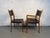 Mid 20th Century Mid 20th Century Attributed to Paul McCobb for Directional Irwin Collection Woven Leather Dinning Chairs For Sale - Image 5 of 14