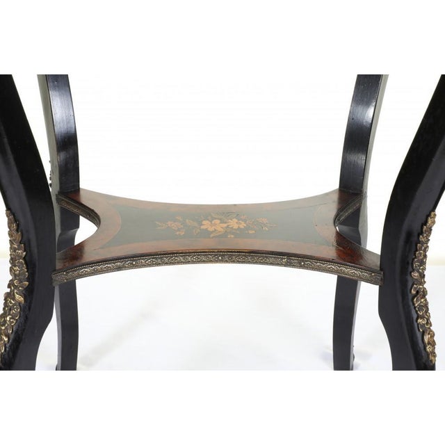 French Planter or Side Table in Aboyna with Inlay For Sale - Image 4 of 16