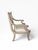 Custom Made Neoclassical Arm Chairs With Silver Gilding (A Pair) For Sale - Image 13 of 14