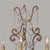 Three-Light Louis XV Style Wall Sconces in Gilt Iron with Glass Beads and Crystal Drops, 1930s, Set of 2 For Sale - Image 6 of 9