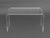 Contemporary Modern Clear Acrylic Waterfall Table For Sale - Image 3 of 7