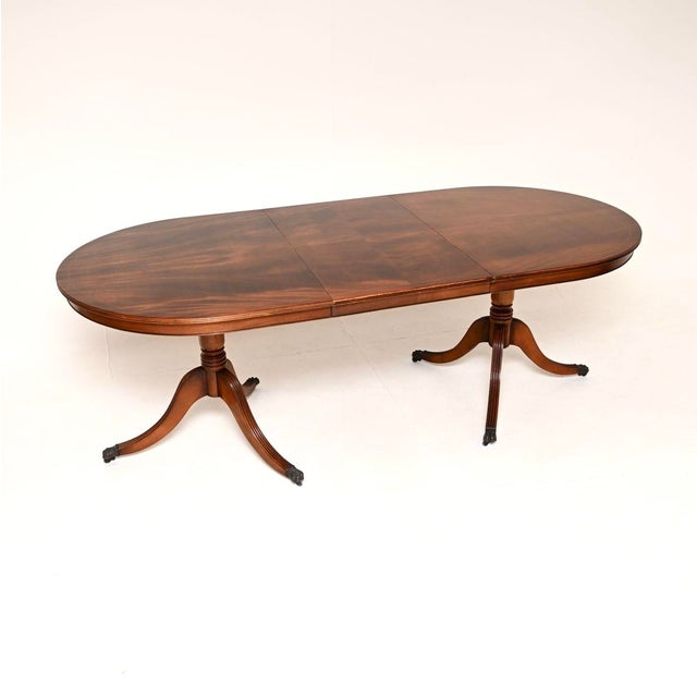 Antique Regency Extending Dining Table, 1950 For Sale - Image 11 of 11