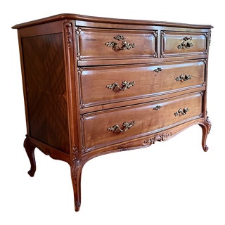 Four-Drawer French Provincial Dresser For Sale