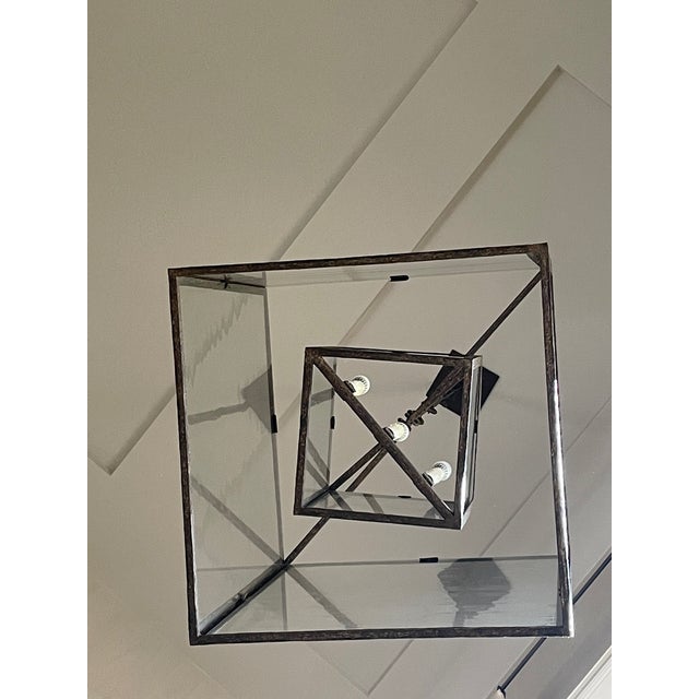 Contemporary Cubic Lantern by Formations For Sale - Image 3 of 5