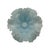 Sky Blue Vintage Blue Opalescent Glass Ruffled Bowl by Fenton For Sale - Image 8 of 12
