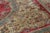 Textile Oversized Antique Persian Kerman Lavar Rug in Red With Floral Medallion For Sale - Image 7 of 10