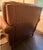 American Leather Club Chair Rolled Arm American Design For Sale - Image 3 of 11